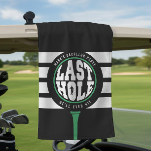 Toalla De Golf Despedida de Soltero de Golf Último Hoyo que Golpe