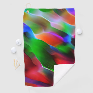 Toalla De Golf Desrelieve y profundidad de color verde oscuro y r