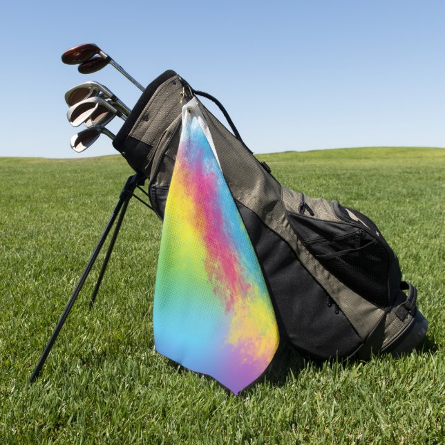 Toalla De Golf destello de color (Verde)