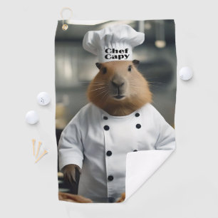 Toalla De Golf Destreza en Repostería: El Capybara Culinario