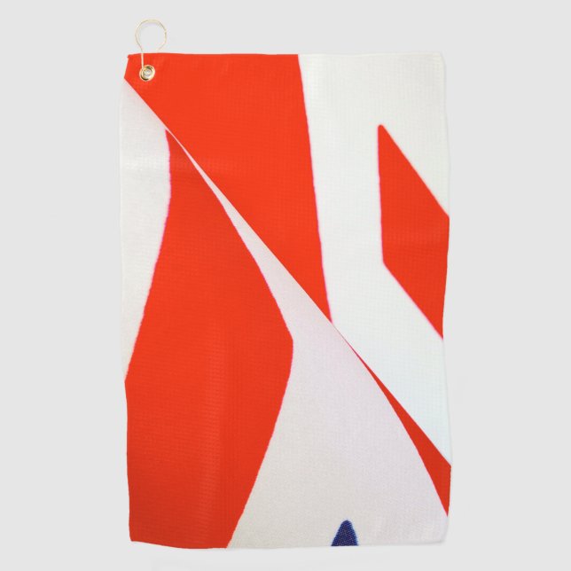 Toalla De Golf Detalle de la bandera británica (Anverso)