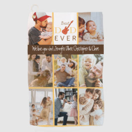 Toalla De Golf Día de los Padres del Mejor Papa Nunca Pro Lover G