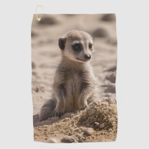 Toalla De Golf "Días soleados: La aventura del bebé Meerkat en la