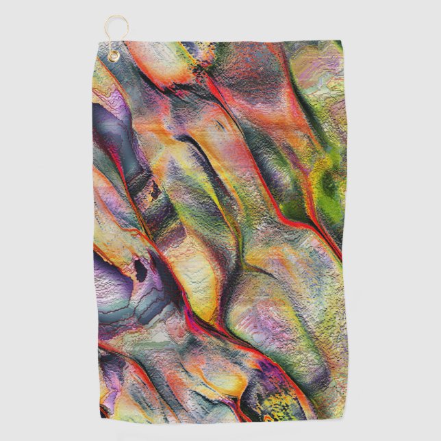 Toalla De Golf Dibujado con rugosidad y acuarela virtual (Anverso)