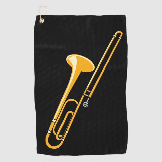 Toalla De Golf Dibujo de trombos (Anverso)