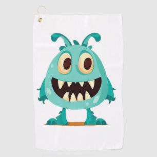 Toalla De Golf Dibujos animados de Halloween y monstruos