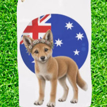 Toalla de golf Dingo A Little Piece of Australia