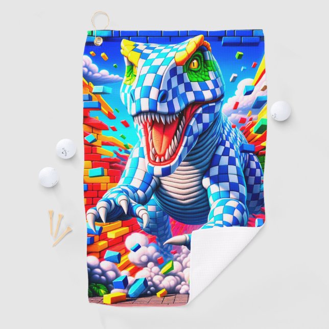 Toalla De Golf Dinosaurio (In situ)
