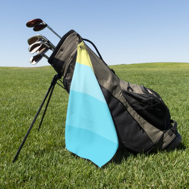 Toalla De Golf Diseñar tu banda azul de sueño (Verde)