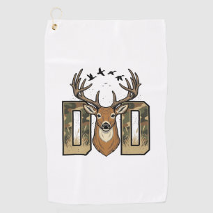 Toalla De Golf Diseño de camiseta vectorial de camuflaje para caz