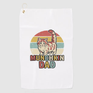 Toalla De Golf Diseño de camiseta vectorial para papá Munchkin am