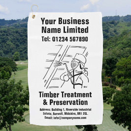 Toalla De Golf Diseño de conservación y tratamiento de la madera