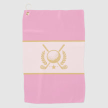 Diseño de cresta de laurel elegante rosa y dorado