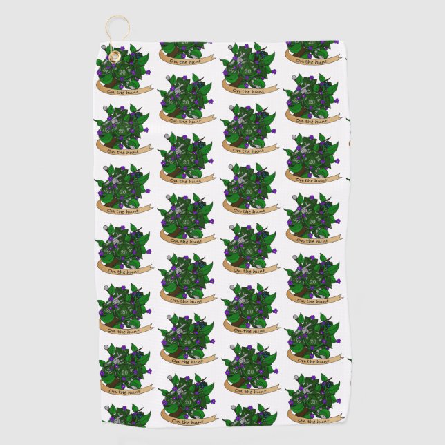 Toalla De Golf Diseño de dados de Ranger (Anverso)