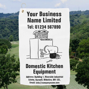 Toalla De Golf Diseño de Equipos de Cocina Doméstica