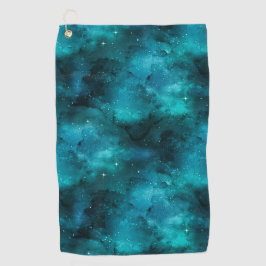Toalla De Golf Diseño de la serie Galaxia Verde Azulado 7