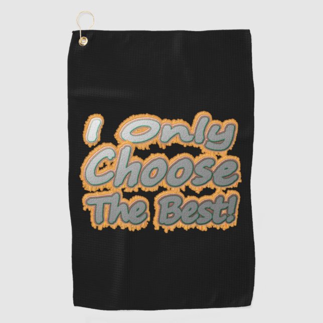 Toalla De Golf Diseño De Material Artístico Cuto Acerca De "Elegi (Anverso)