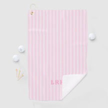 Diseño de raya de caramelo rosa iniciales minúscul