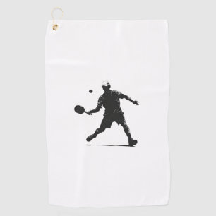 Toalla De Golf Diseño deportivo de Silhouette para jugador de pel