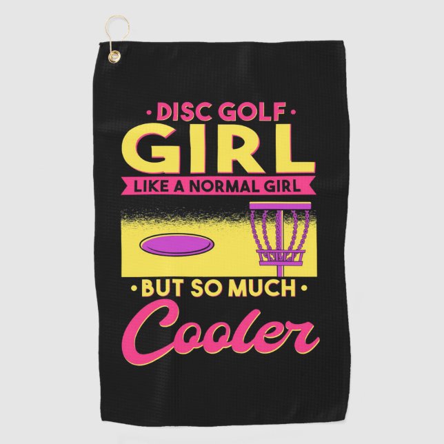 Toalla De Golf Disk Golf es Guay (Anverso)