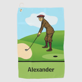 Toalla De Golf Disparo por Duffer golpeado por el pánico