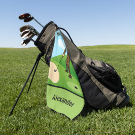 Toalla De Golf Disparo por Duffer golpeado por el pánico