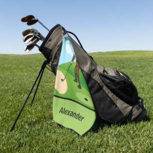 Toalla De Golf Disparo por Duffer golpeado por el pánico