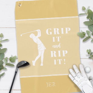 Toalla De Golf Divertido Agarre de Golf Humorístico Personalizado