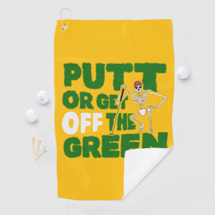 Toalla De Golf Divertido Poniendo Insultos Golpe o Quítate del Gr