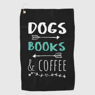 Toalla De Golf Dogs Books Café Weekend Animal Lover