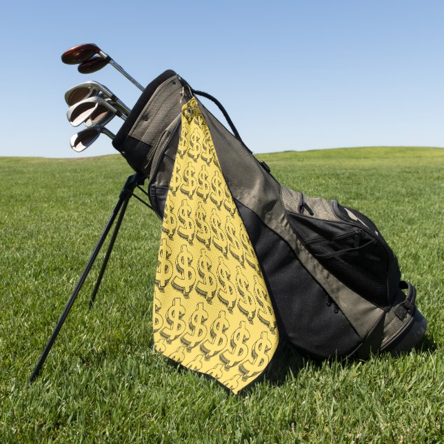 Toalla De Golf dorado (Verde)