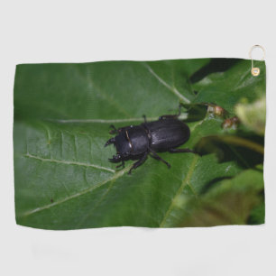 Toalla De Golf Dorcus parallelipipedus , el escarabajo de menor t