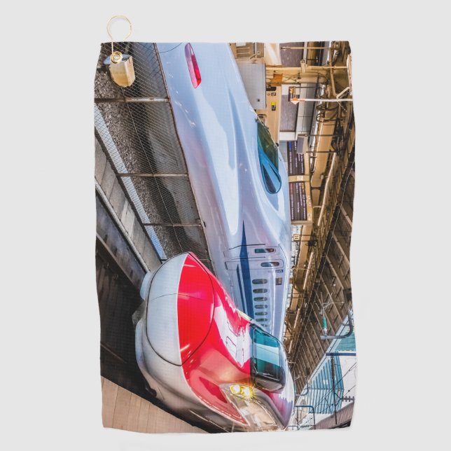 Toalla De Golf Dos Shinkansen en la estación de Tokio (Anverso)