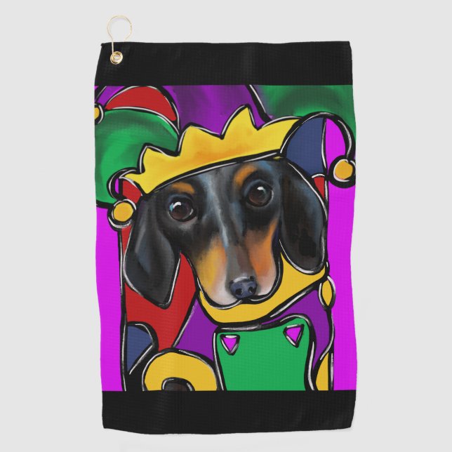 TOALLA DE GOLF DOXIE MARDI GRAS (Anverso)