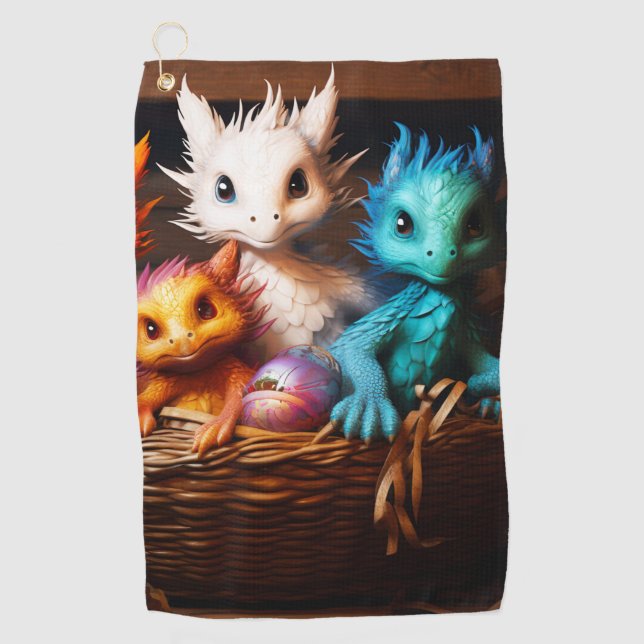 Toalla De Golf Dragones para bebés (Anverso)