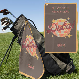 Toalla De Golf Dubai UAE golfista jugadora de golf
