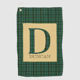Toalla De Golf Duncan Tartan Monogram D