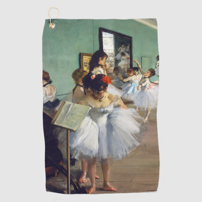 Toalla De Golf Edgar Degas - La clase de danza (Anverso)