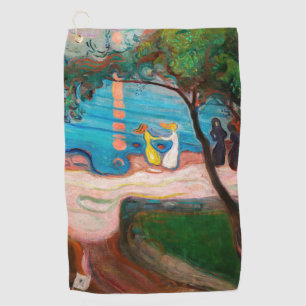 Toalla De Golf Edvard Munch - Baile en la playa