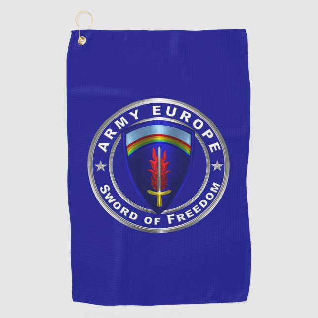 Toalla De Golf Ejército Europa USAREUR (Anverso)