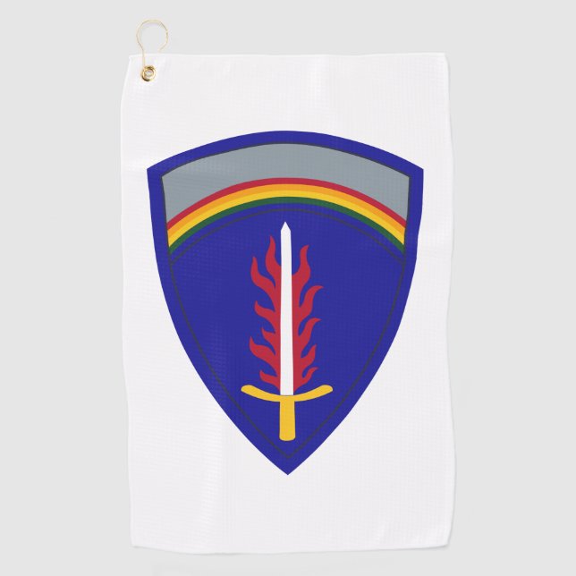Toalla De Golf Ejército Europa USAREUR Insignia (Anverso)