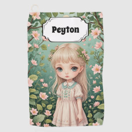 Toalla De Golf El abrazo de Blossom personalizado