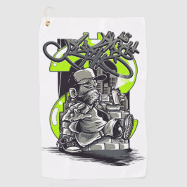 Toalla De Golf El ajetreo del arte callejero: The Money Maker