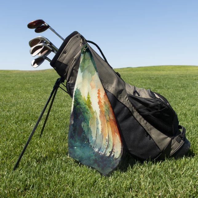 Toalla De Golf El bosque (naturaleza) (Verde)