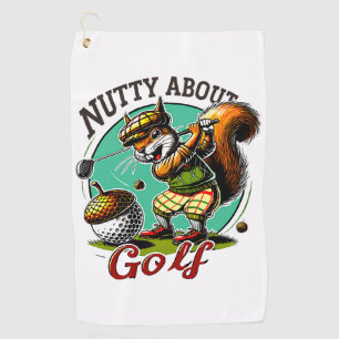 Toalla De Golf El declive de Squirrel Golfer