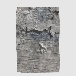 Toalla De Golf El destino del destino Golfing gris de madera del