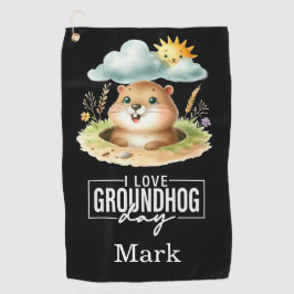 Toalla De Golf El Día de la Marmota Celebró Punxsutawney