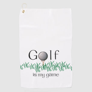 Toalla De Golf El golf es mi juego