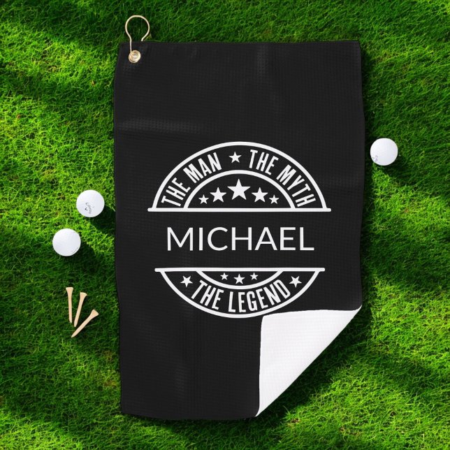 Toalla De Golf El Hombre El Mito La Leyenda Funny Nombre Personal (Subido por el creador)
