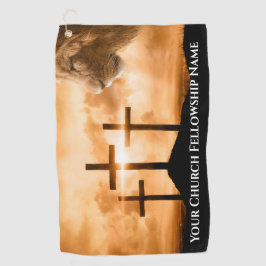 Toalla De Golf El León de Judá Tres Cruces Pastor de la Iglesia